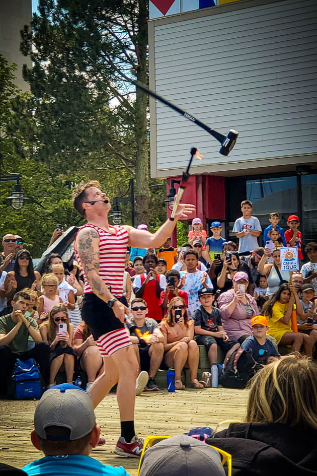 Mighty Mike at buskers in August