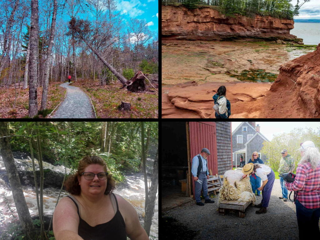 4 different activities to add to your Nova Scotia Itinerary, hiking, National Parks, Waterfalls, Living Museums