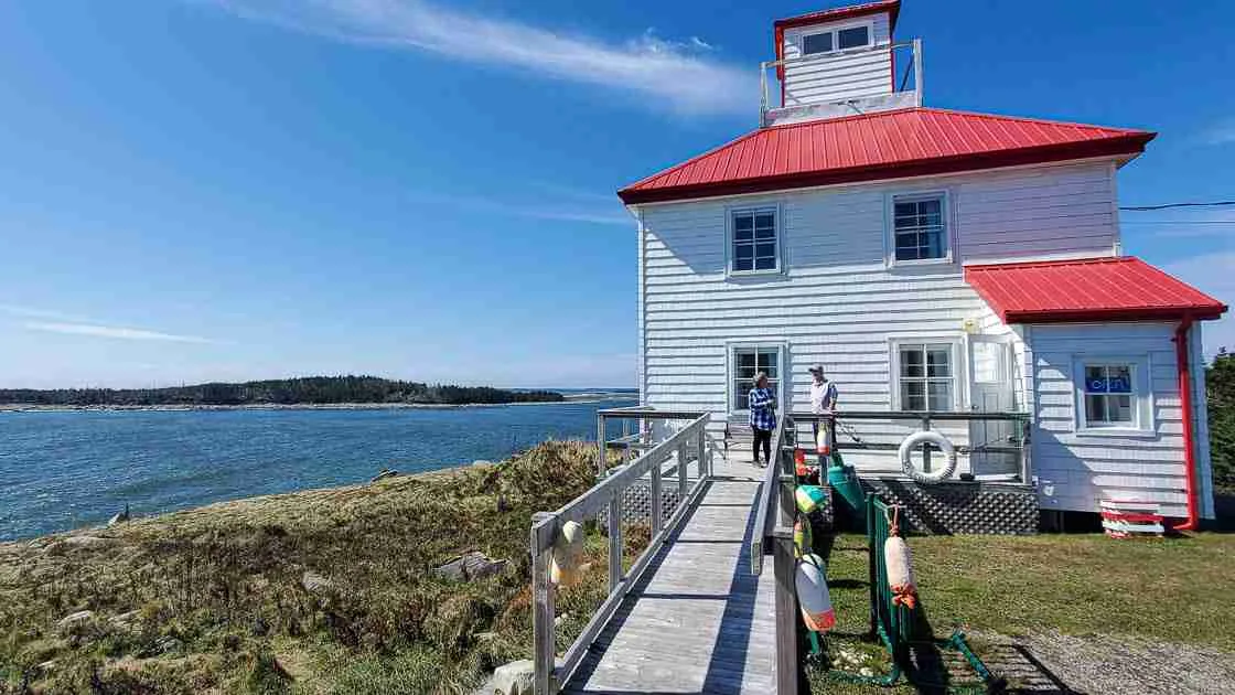 Port Bickerton Lighthouse, Fisherman's Harbour, Eastern Shore Region, Nova Scotia