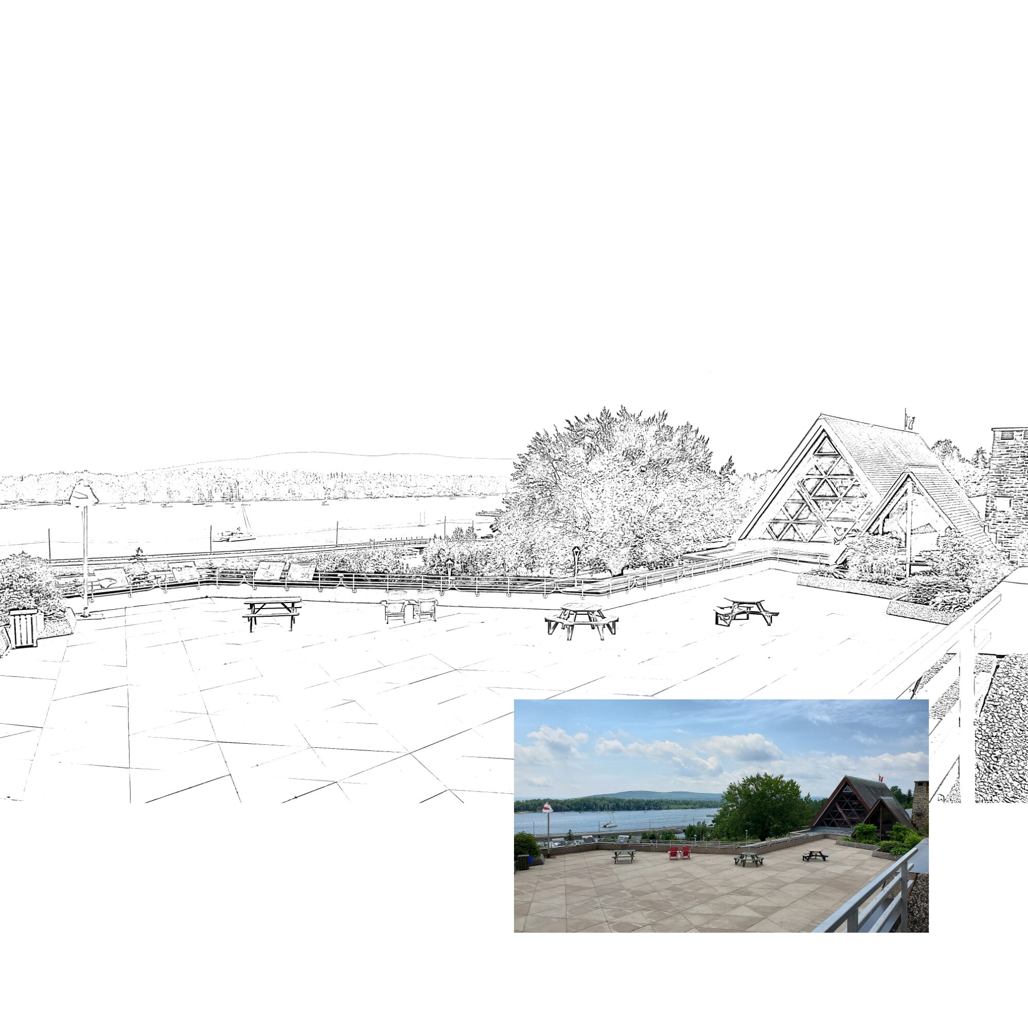 Explore Bras D’Or Scenic Drive Colouring Page